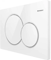 Инсталляция Geberit Duofix UP320 111.300.11.5 для унитаза с креплением, с кнопкой смыва, белая - Gidratop.ru изображение