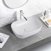 Раковина накладная ABBER Rechteck AC2200 белая - Gidratop.ru изображение