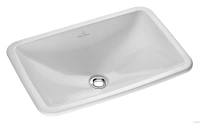 Раковина Villeroy&Boch Loop&Friends 614500R1, 60 х 40,5 см, встраиваемая сверху, альпийский белый - Gidratop.ru изображение
