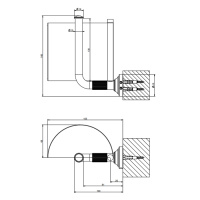 GESSI VENTI20 держатель туалетной бумаги, с крышкой, цвет Gold PVD - Gidratop.ru изображение