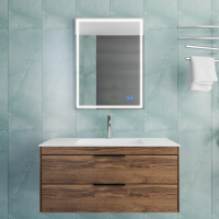 База под раковину Chiara 2D 1000 подвесная, 2 выкатных ящика soft-close, С.Oak - Gidratop.ru изображение