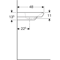 Раковина Geberit myDay 125480600, 80 х 48 см, белая - Gidratop.ru изображение