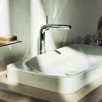 Смеситель Keuco Edition 400 51502010002 для раковины, с донным клапаном, цвет хром - Gidratop.ru изображение