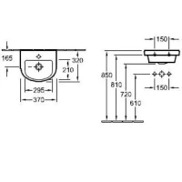 Раковина Villeroy&Boch Subway 2.0 7318 37 х 32 см - Gidratop.ru изображение