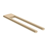 Полотенцедержатель Keuco Edition 400 11518030000 двойной, 45 см, бронза шлифованная - Gidratop.ru изображение