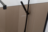 душевая перегородка CEZARES LIBERTA-L-1-110-BR-NERO - Gidratop.ru изображение