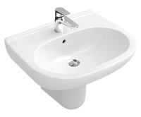 Раковина Villeroy&Boch O.novo 50 х 40 см, подвесная, альпийский белый, 53605001 - Gidratop.ru изображение