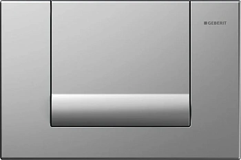 Клавиша Geberit Tango 115.760.46.1, хром матовый, металл, 246*164 мм