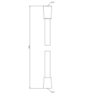 Gessi Шланг для душа с коническим соединением на 1/2”, длина: 150 см, цвет:  Finox Brushed Nickel - Gidratop.ru изображение