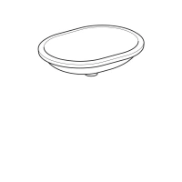 Раковина Geberit Variform 500.758.01.2 55 x 40 см овальная, встраиваемая снизу, без перелива - Gidratop.ru изображение