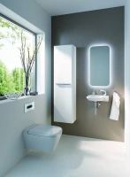 Подвесной унитаз Geberit MyDay 201460000, безободковый Rimfree - Gidratop.ru изображение