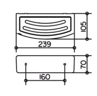 Корзинка для губки Keuco Elegance New 11658 010000 - Gidratop.ru изображение