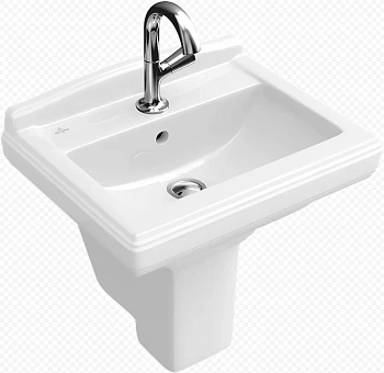 Раковина Villeroy&Boch Hommage 7301 50R1 White Alpin, 50 х 41 см