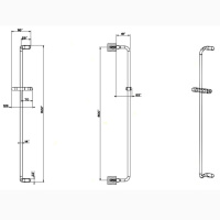 Gessi Goccia душевая штанга, цвет: белый - Gidratop.ru изображение