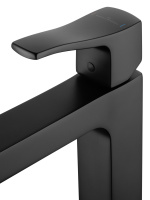 Смеситель для раковины высокий WONZON & WOGHAND FLEX, Черный матовый (WW-88019072-MB) - Gidratop.ru изображение