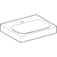 Раковина Geberit Citterio 500.544.01.1, 60 х 50 см, белая - Gidratop.ru изображение